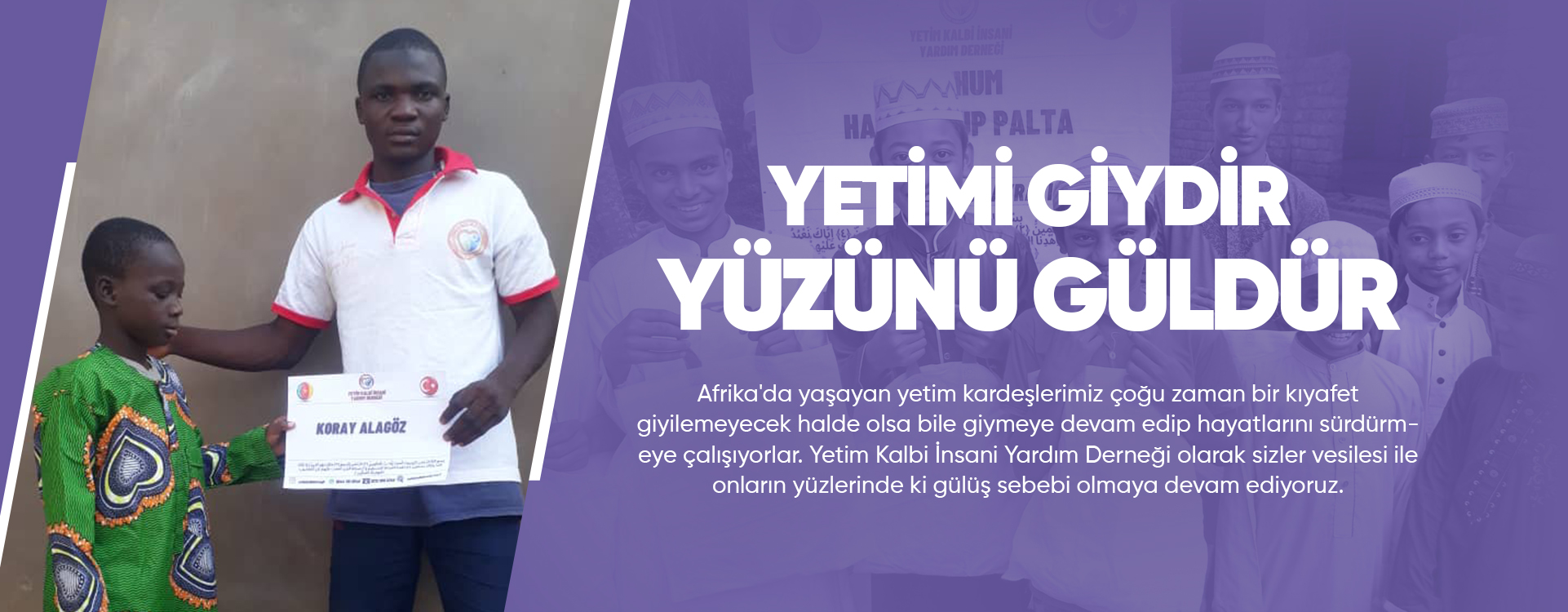 Yetimi Giydir Yüzünü Güldür
