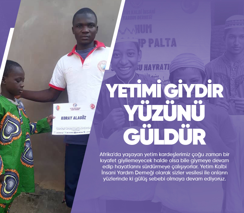 Yetimi Giydir Yüzünü Güldür